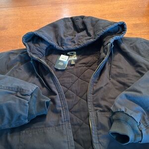 NWT MEN'S INSULATED ACTIVE JAC - LOOSE FIT - WASHED DUCK